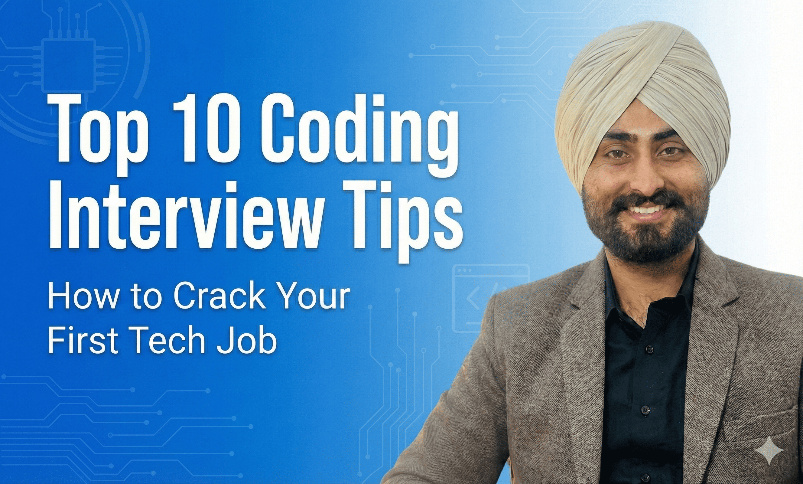 Top 10 Coding Interview Tips: How to Crack Your First Tech Job