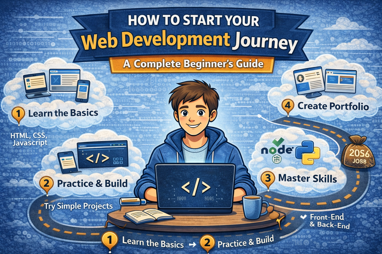 How to Start Your Web Development Journey in 2026: A Complete Beginner's Guide